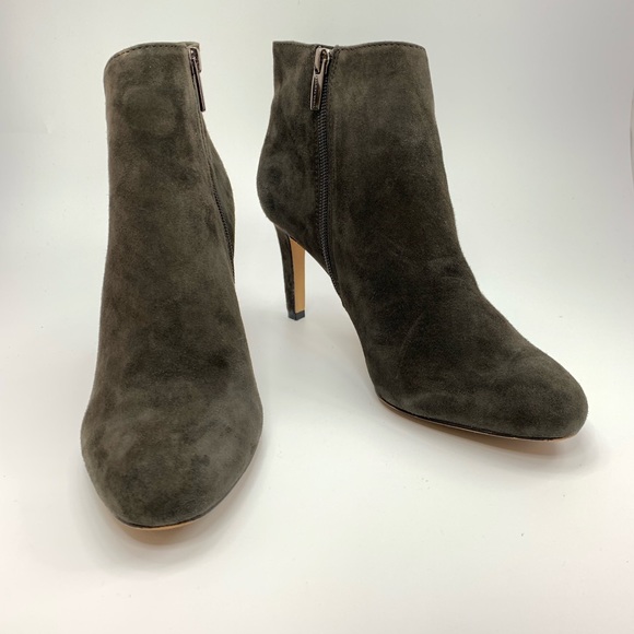 Vince Camuto Shoes - Vince Camuto gray suede heeled booties